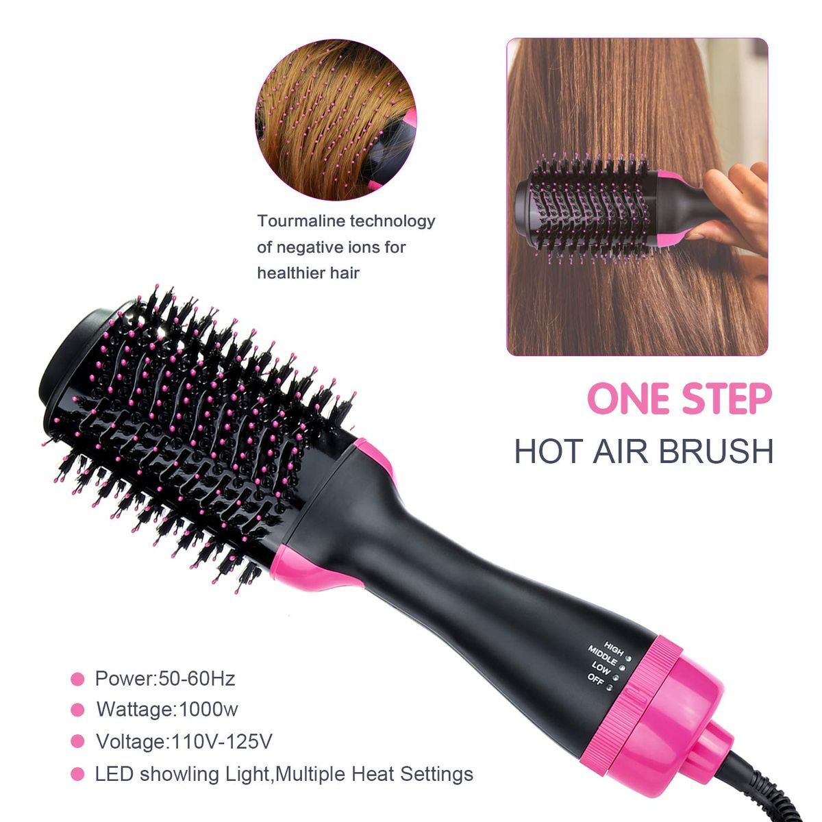 ONE STEP HAIR DRYER 3 IN 1